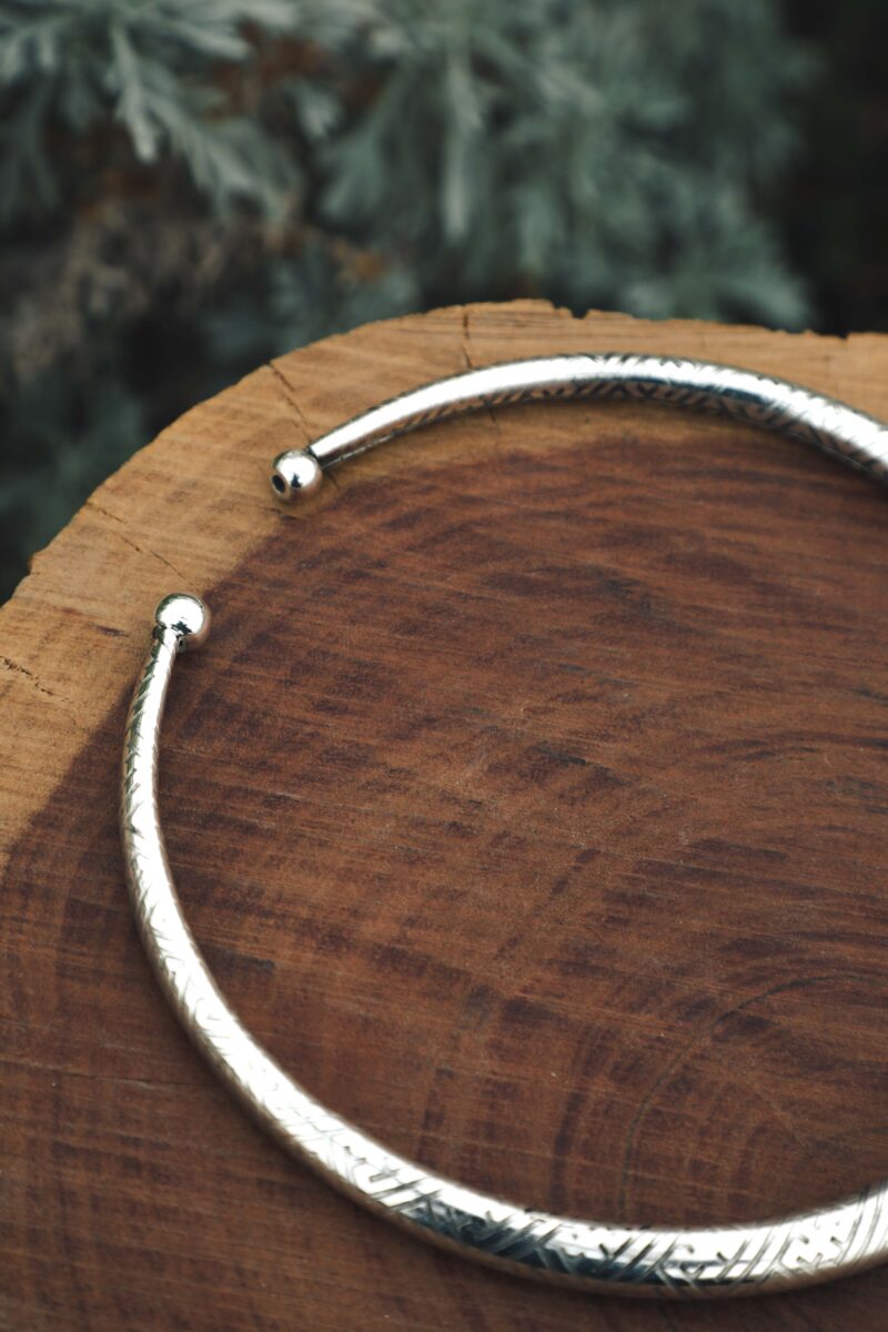 Tribal Geometric Brass Choker