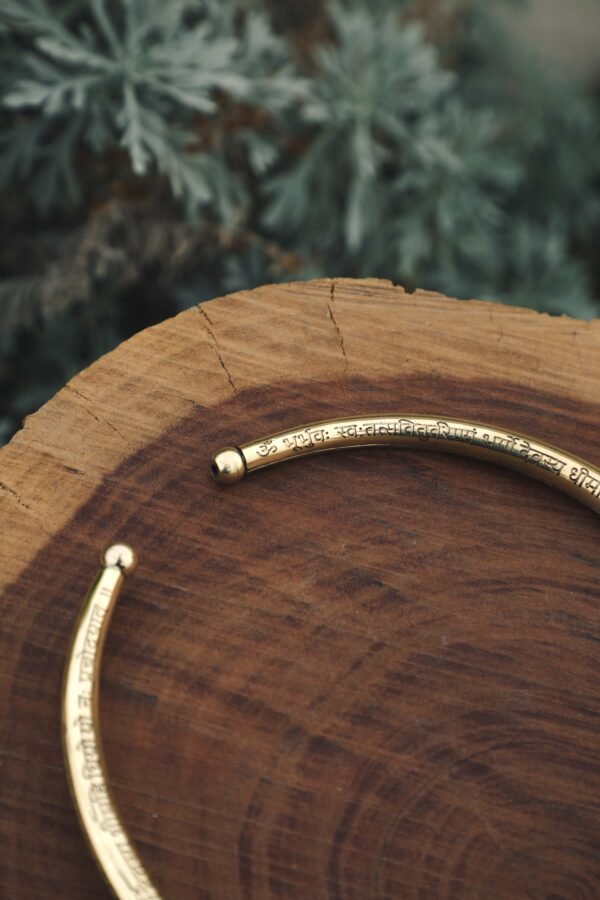 Gayatri Mantra Brass Choker