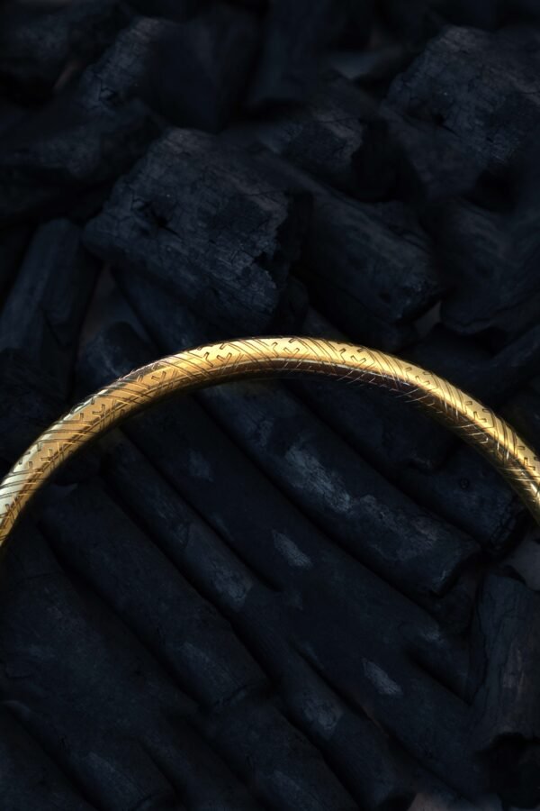 Tribal Geometric Brass Choker