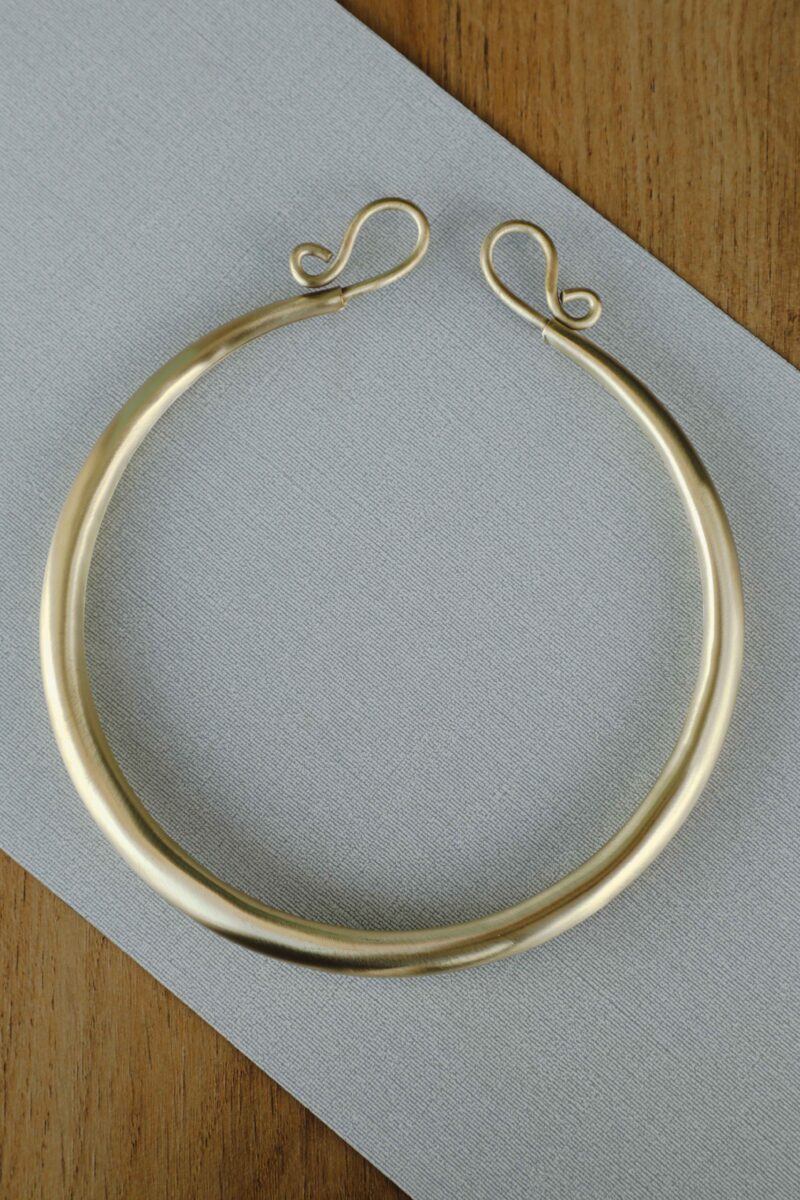Minimalist Brass Choker