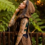 Shipibo Spirit Vest – Unisex Hooded Cotton Layer