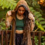 Shipibo Spirit Vest – Unisex Hooded Cotton Layer