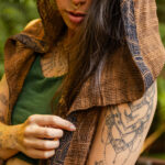 Shipibo Spirit Vest – Unisex Hooded Cotton Layer