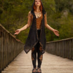 Shipibo Spirit Vest – Unisex Hooded Cotton Layer