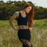 Serpent Back Crop Top