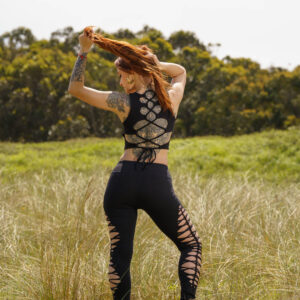 Serpent Back Crop Top