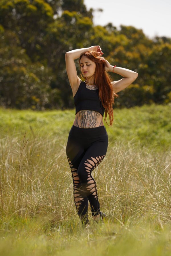 Serpent Back Crop Top