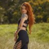 Serpent Back Crop Top
