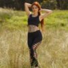 Serpent Back Crop Top