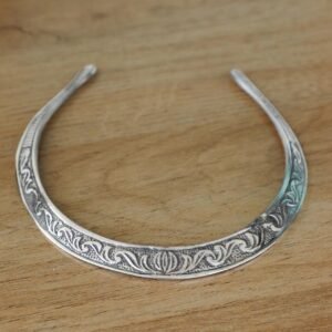 Brass Wirework Scroll Choker