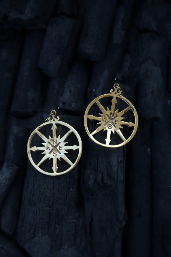Viking Compass Earrings