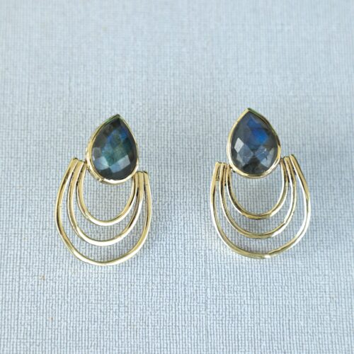 Labradorite Echo Studs