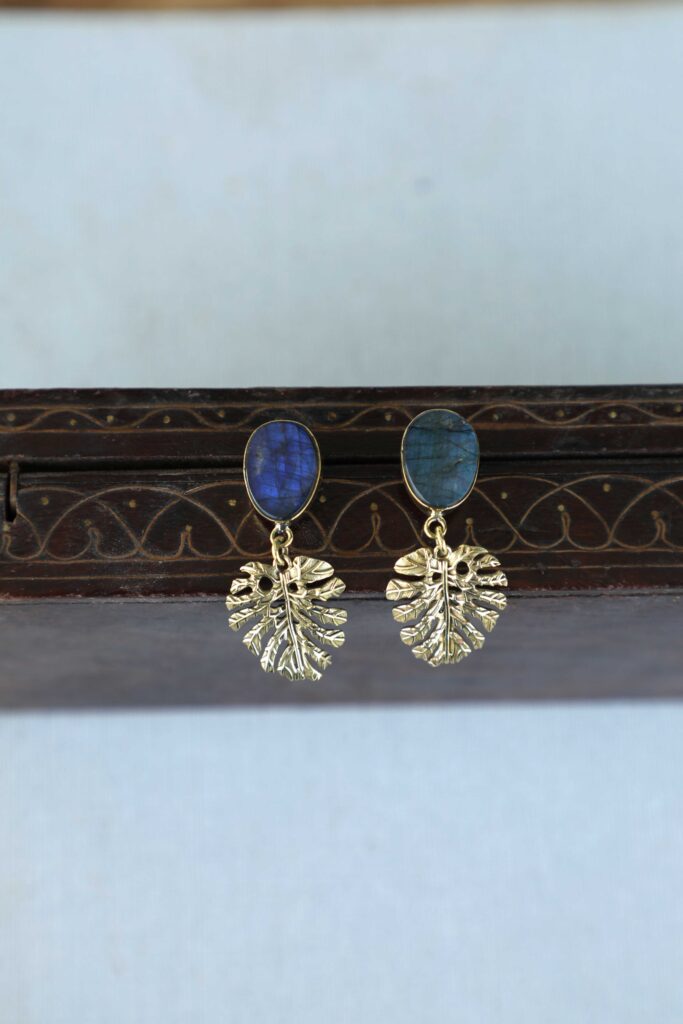 Labradorite Forest Studs