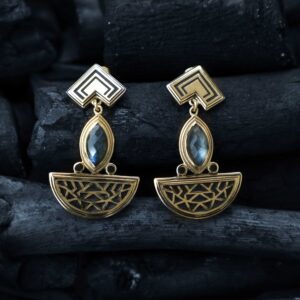 GeoLuna Borchie in Labradorite