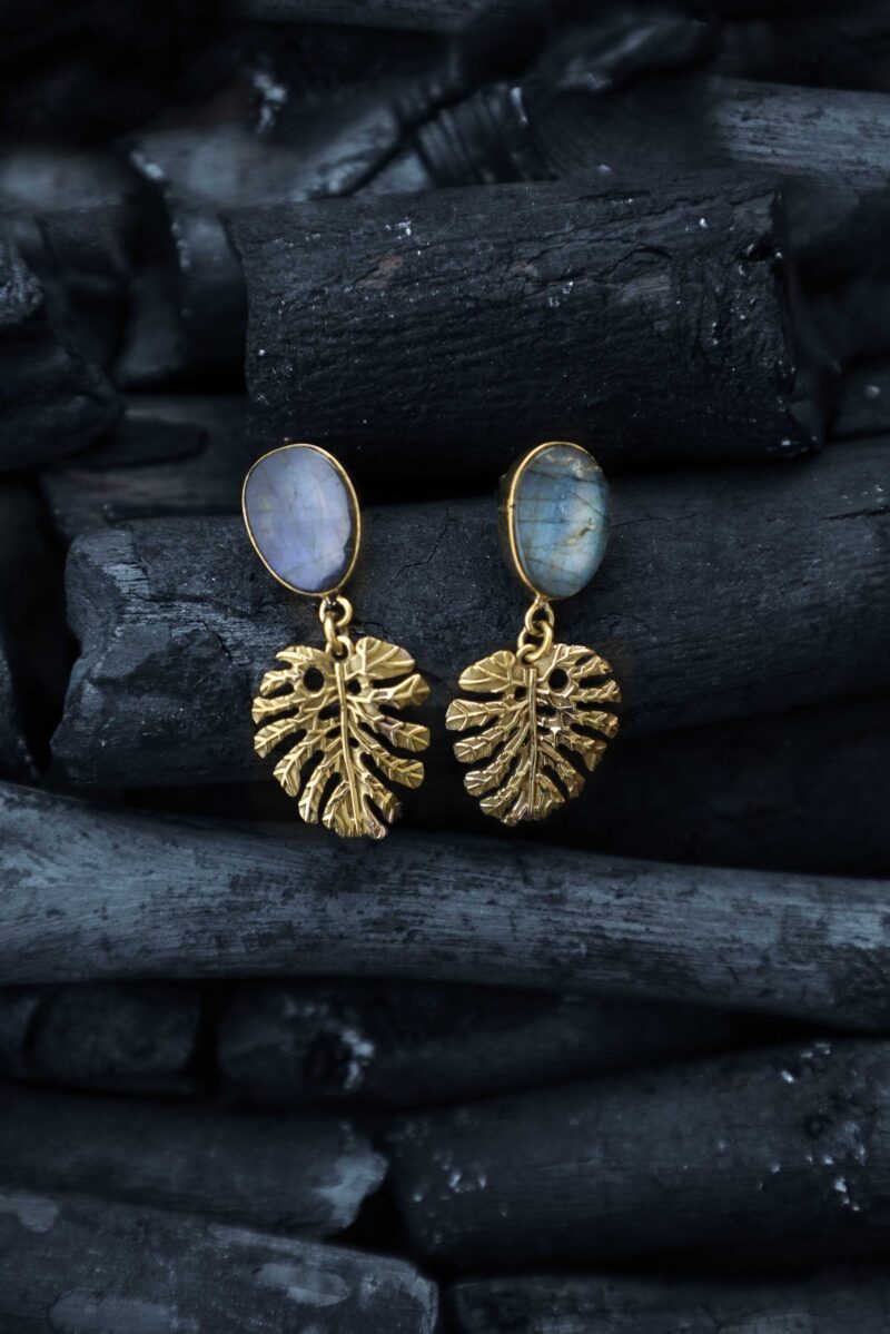 Labradorite Forest Studs