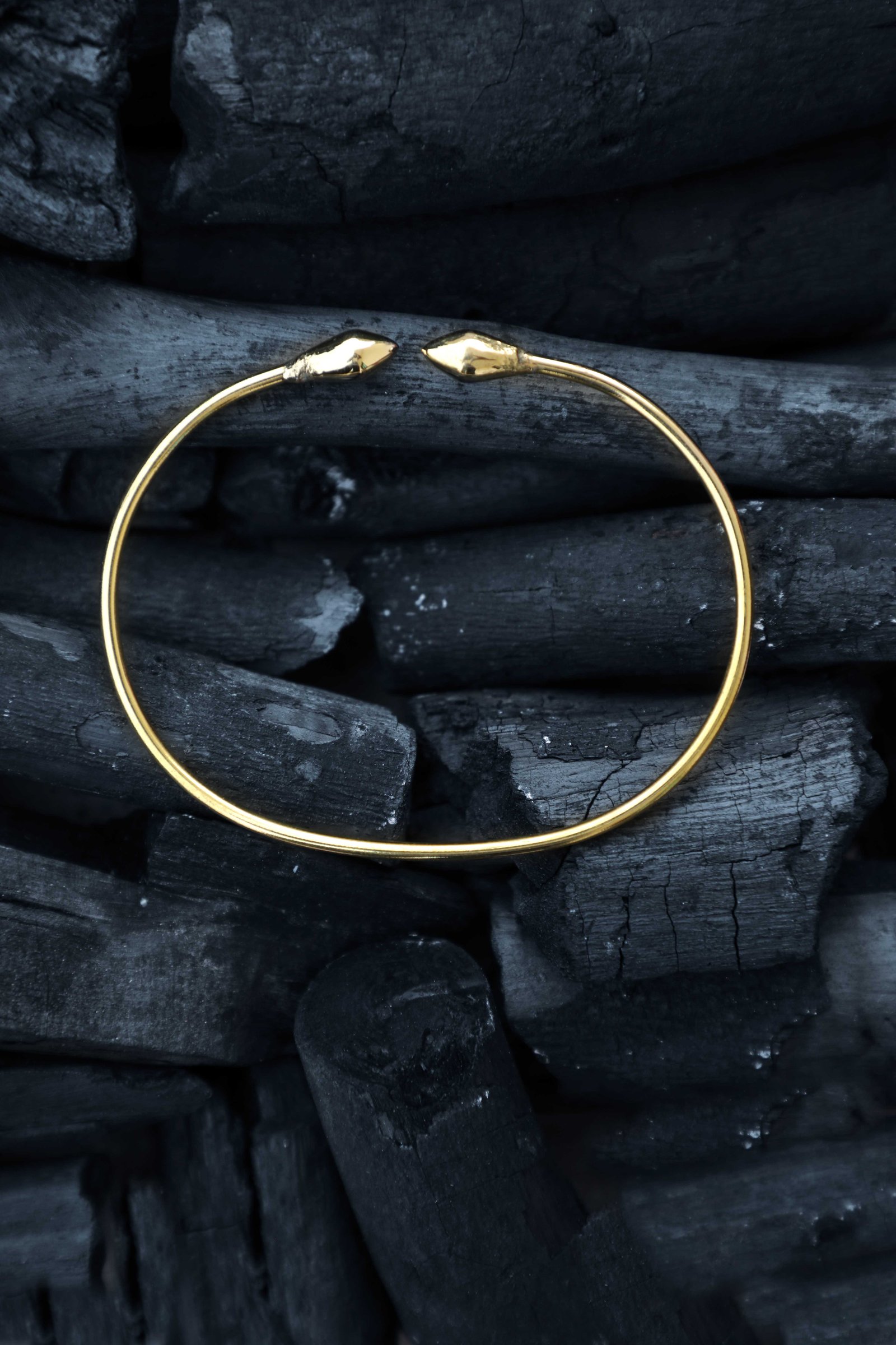 Golden Serpent Cuff