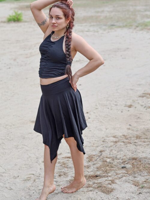 Midnight Petal Skirt
