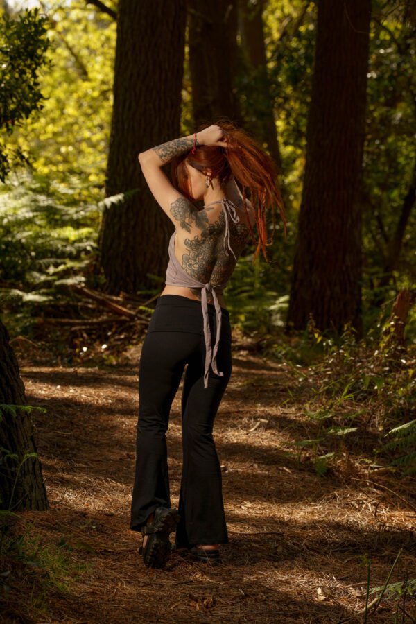 Tribal Print Halter Crop Top