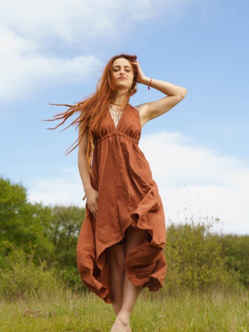 Vestido maxi Wildroot