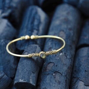 Bracciale in pietra di luna Golden Harmony