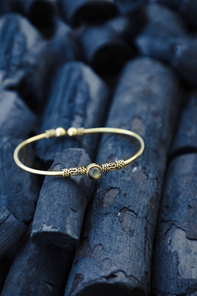 Bracciale in pietra di luna Golden Harmony