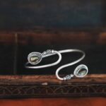 Twin Teardrop Labradorite Cuff