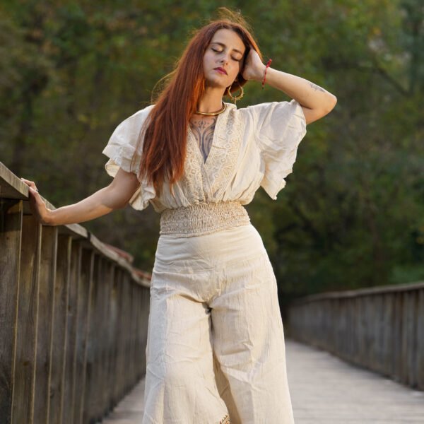 Zahara Raw Trouser