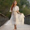 Falda Boho Goddess con flecos