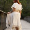 Falda Boho Goddess con flecos