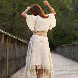Jupe à franges Boho Déesse