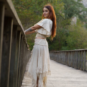 Jupe à franges Boho Déesse