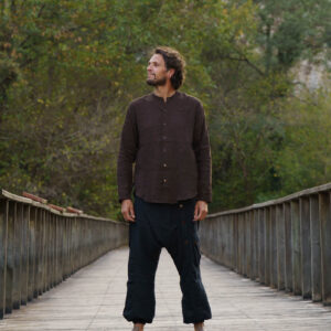 Bohemian Earthy Brown Wanderer Shirt