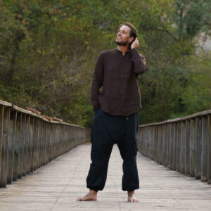 Bohemian Earthy Brown Wanderer Shirt