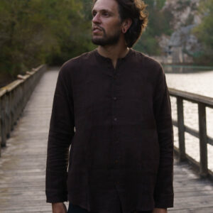 Bohemian Earthy Brown Wanderer Shirt