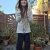Veste à capuche en bois flotté
