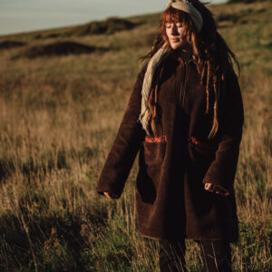 Brown Sherpa Fleece Coat