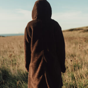 Brown Sherpa Fleece Coat