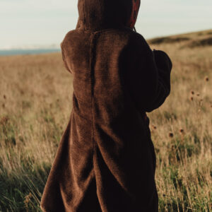 Brown Sherpa Fleece Coat