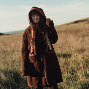 Brown Sherpa Fleece Coat