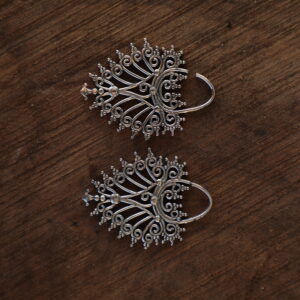 Filigree Sun Hoop Earrings