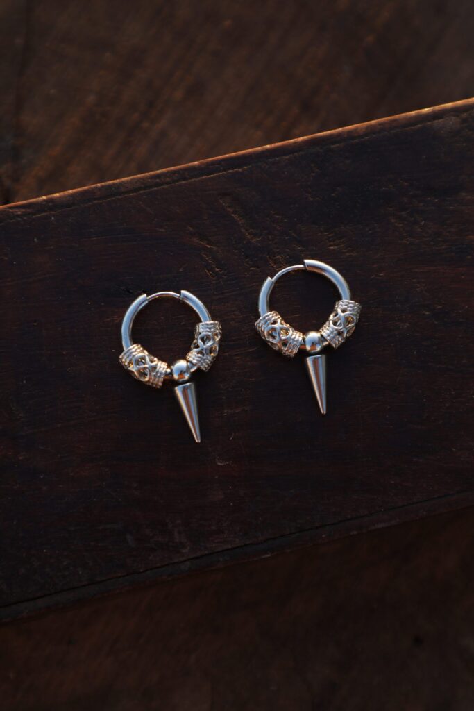 Boucles d’oreilles tribales à pointes