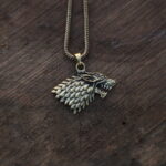 Wolf Spirit Head Pendant Necklace