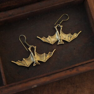 Orecchini Ala di Pipistrello di Mezzanotte