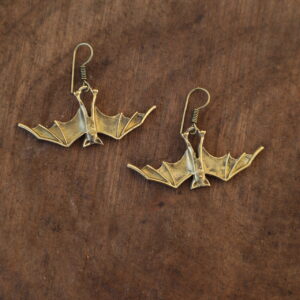 Orecchini Ala di Pipistrello di Mezzanotte