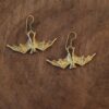 Midnight Bat Wing Earrings