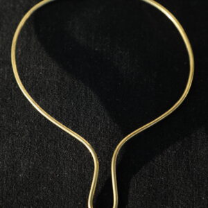 Minimalist Brass Torque Choker