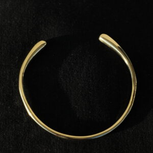 Minimal  Open Cuff Brass Choker