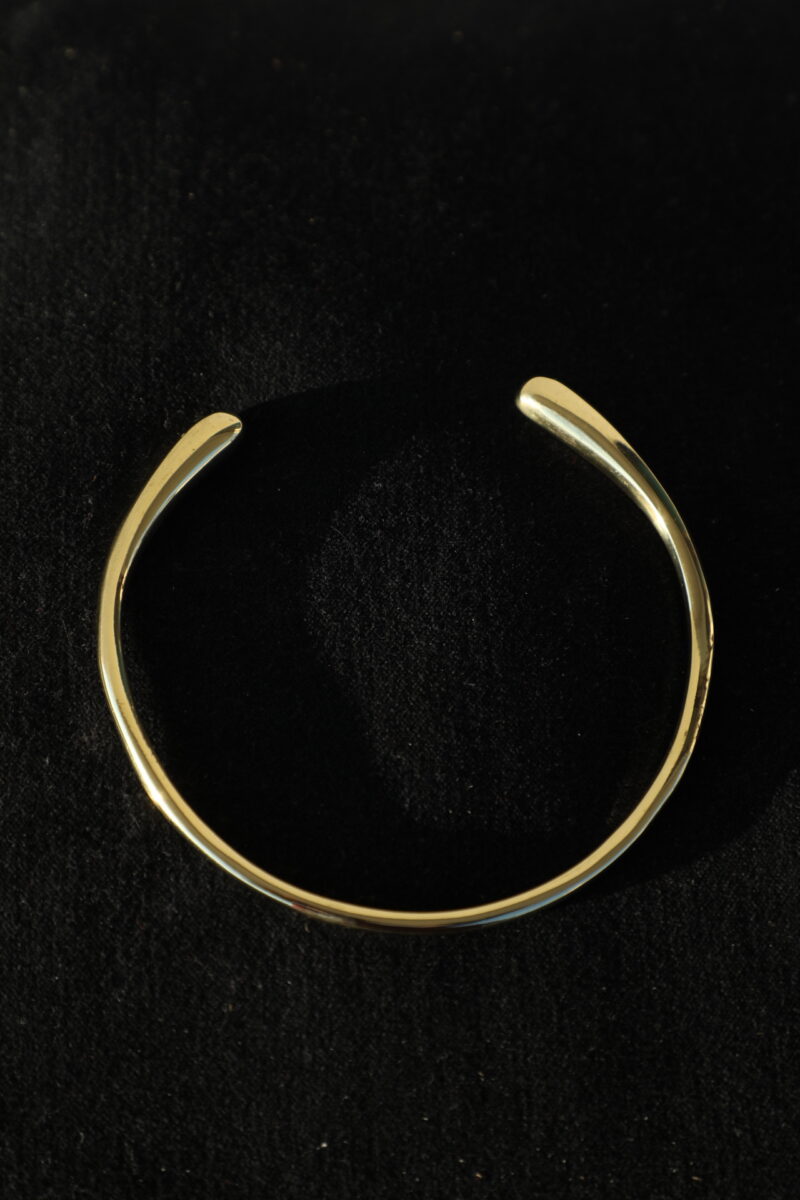 Minimal  Open Cuff Brass Choker