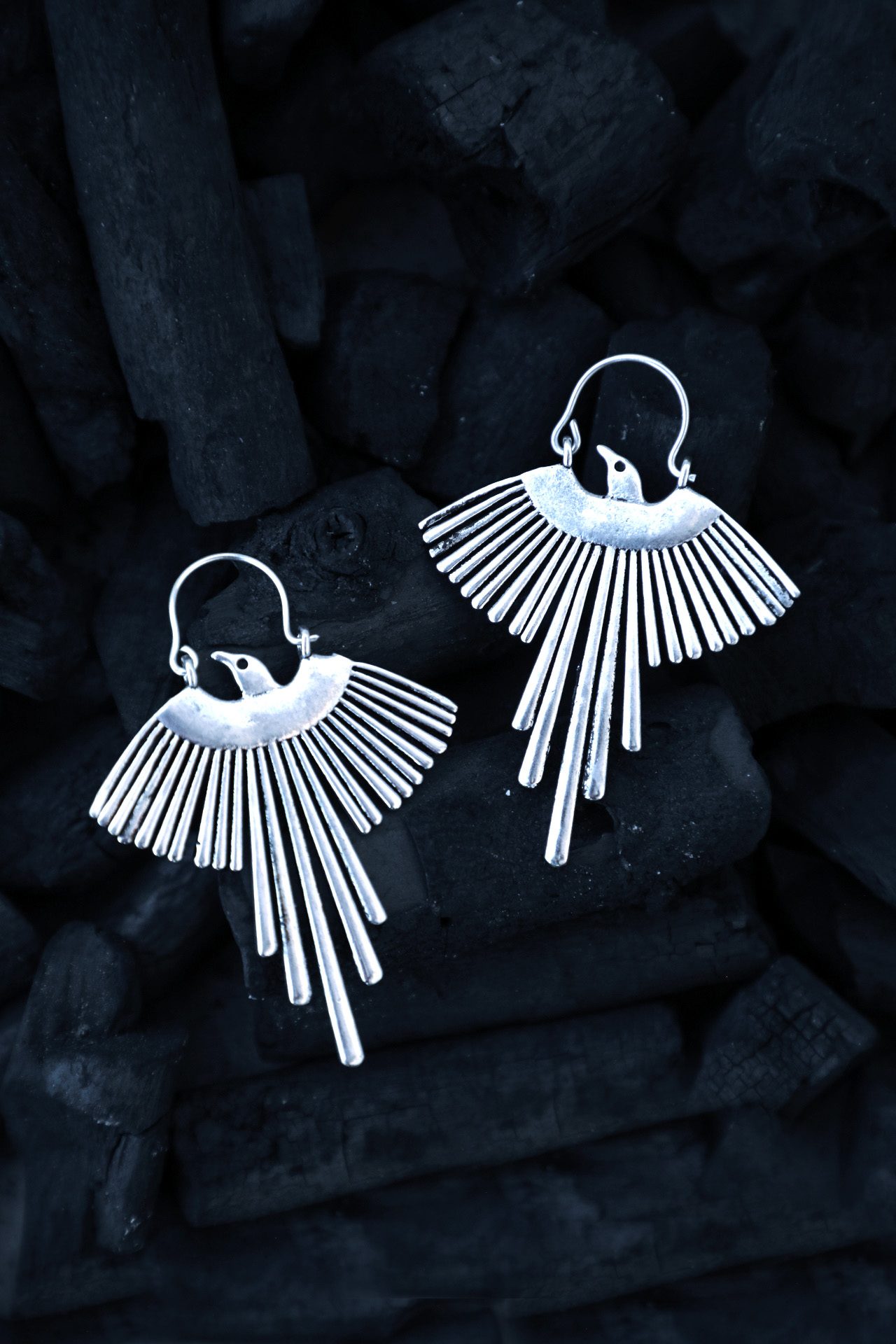 Sunray Fringe Fan Earrings