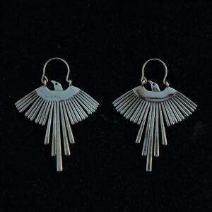 Sunray-Fransen-Fächer-Ohrringe
